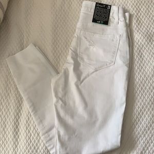 Lularoe White Skinny Fit Ripped Jeans